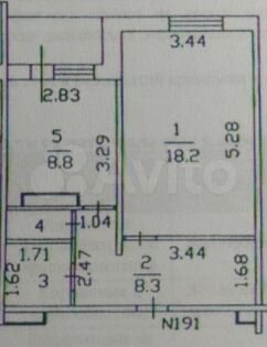 1-к. квартира, 40,8 м², 8/12 эт.