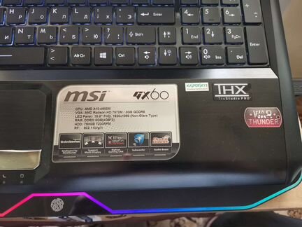 Игровой ноутбук msi gx60 1ac