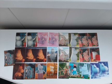 Наклейки Муми тролли лента тату