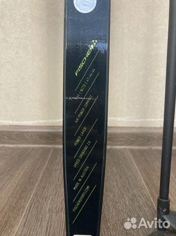 Лыжи беговые fisher коньковые+палки 165см