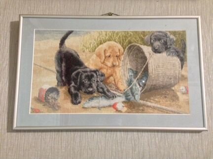 Картина вышивка 