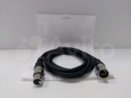 Кабель для микрофона XLR - XLR 3 метра