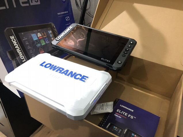 Актив 9. Lowrance Elite 9 FS. Датчик Актив имеджин 3 в 1.