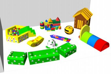Мягкая игровая Веселые минутки от 30 м2