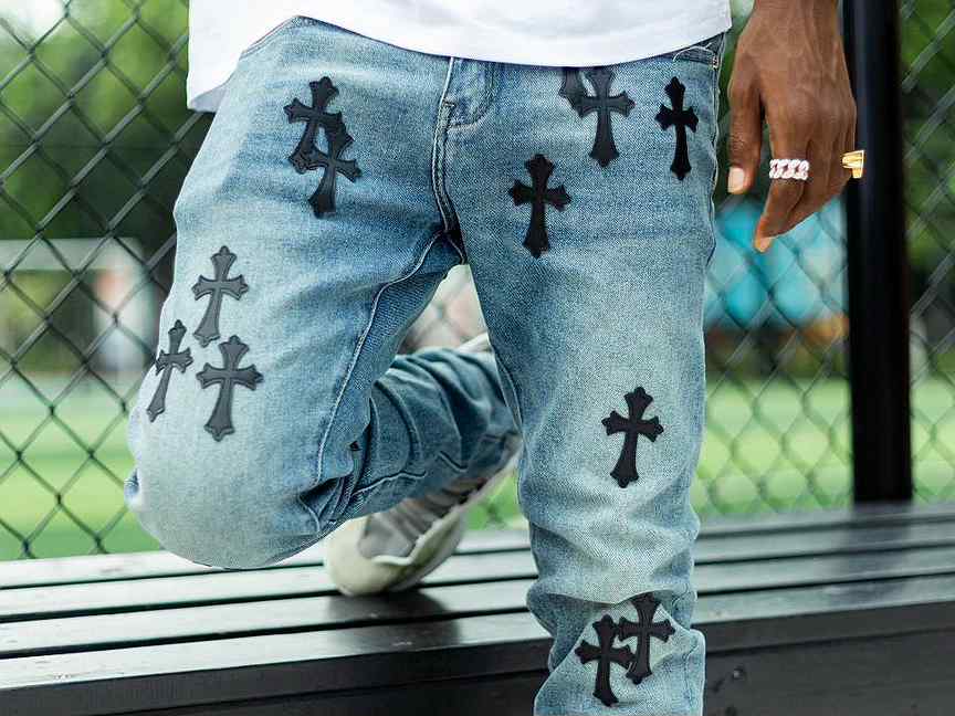 Тимати штаны с крестами
