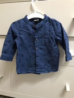 Рубашка со стойкой h&m для мальчика
