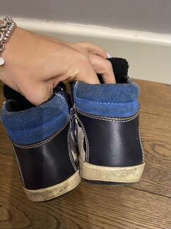 Теплые кожаные ботиночки Ortmann