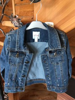 Джинсовая курточка для девочки 4-6 лет