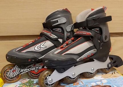 Коньки роликовые Sports Collection Bravo red