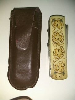 Редкий складной нож сп, Кость, 