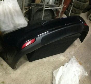 Бампер на Лада Приора 2 седан в цвет Черный