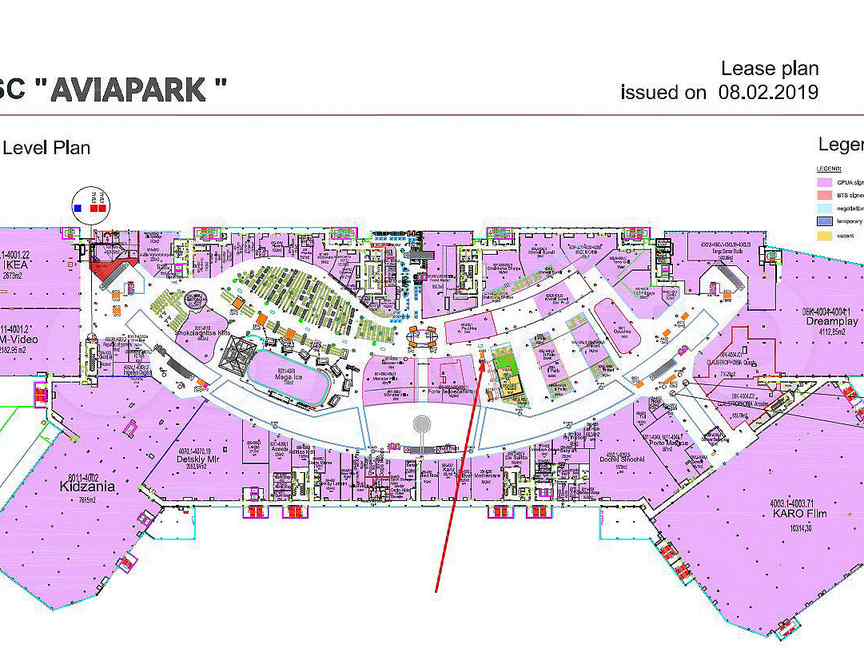 Тц авиапарк карта магазинов