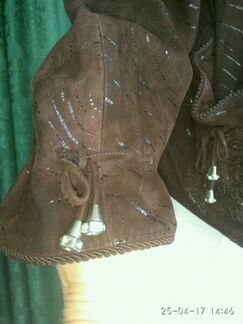 Куртка натуральная замша, размер 48