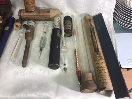 Антиквариат спиртометр ареометров винометры