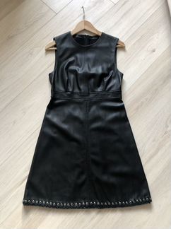 Кожаный сарафан платье 42-44 размера