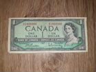 Банкнота 1 доллар канада 1954 год