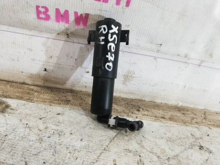 Форсунка омывателя фары передняя правая Bmw X5 E70