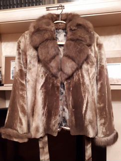 Полушубок норка и соболь