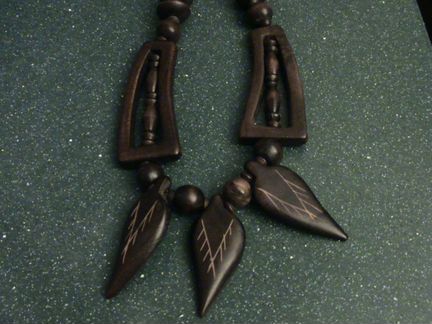 Деревянные бусы винтаж