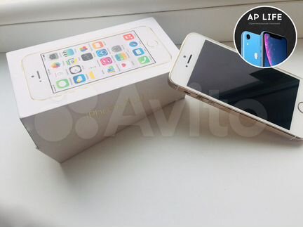 iPhone 5s, 32 гб, золотой, гарантия