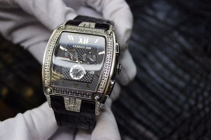 Ремешок для часов из кожи Крокодила ручная работа