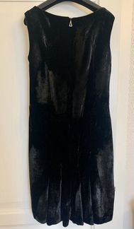 Бархатное платье zara