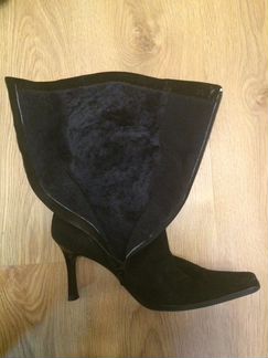 Сапоги зимние 37 (кожа/мех)