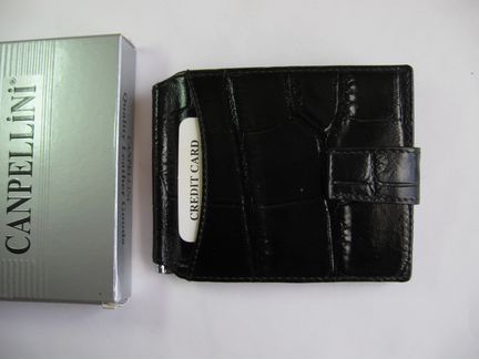 Кошелек, портмоне, зажим, натуральная кожа