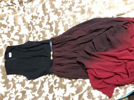 Платье градиент в пол