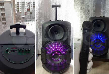 Колонка с караоке Мощная беспроводная Акустика