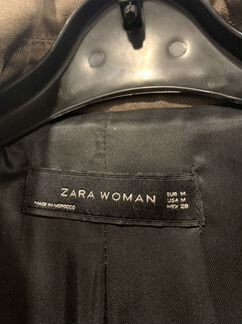 Жакет Zara с кожаными рукавами