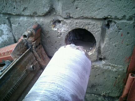 Алмазное бурение, (сверление)