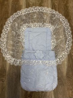 Конверт на выписку малыша демисезонный