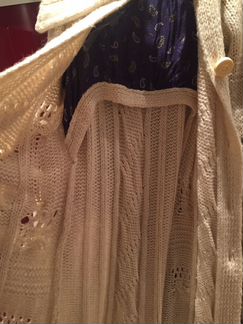 Пальто вязаное