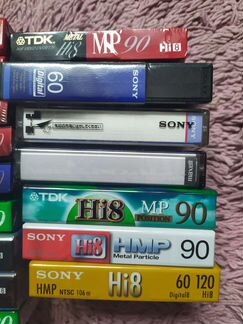 Кассеты для видекамер запечатанные 8mm HI8 Digital