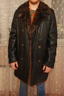 Дубленка мужская кожаная