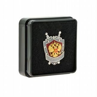 Серебряный значок Генеральная прокуратура, эмаль
