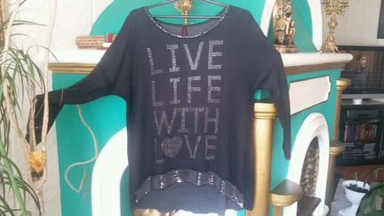 Италия. Стил.джемпер. Мод. 2020-21г Дэкор. Р.52/54