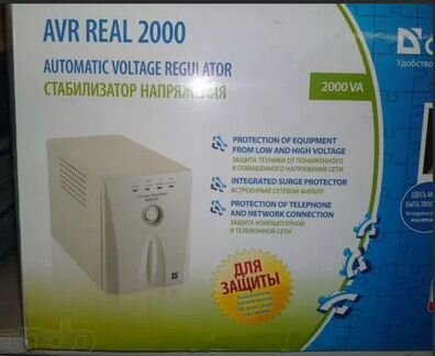 Стабилизатор напряж Defender AVR Real 2000 в упак
