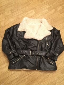 Куртка кожаная женская с мехом
