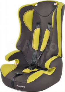 Автокресло 9-36кг Мишутка (Метеор) 513 желто-серый