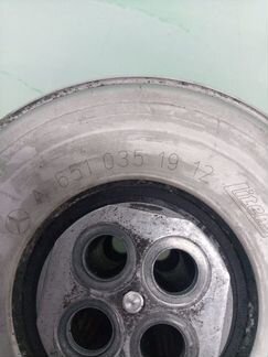 Шкив коленвала Mercedes W212 W204 2.2 CDI