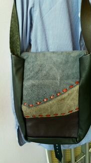 Сумка hand made из натуральной кожи