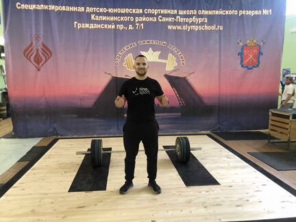 Помост тяжелоатлетический 4х4х0.1