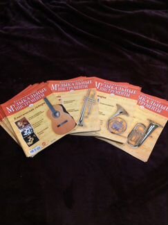 Модели разных музыкальных инструментов 34 шт