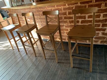 Стул барный Икеа ингольф IKEA Ingolf 73см