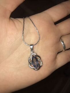 Серебряные подвески с цепочкой