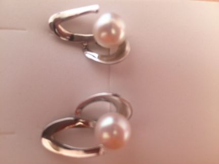Серьги серебряные