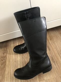 Кожаные сапоги Geox