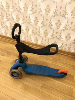Самокат Micro 3 в 1, цвет аква